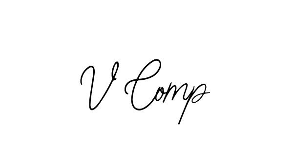 Once you've used our free online signature maker to create your best signature Bearetta-2O07w style, it's time to enjoy all of the benefits that V Comp name signing documents. V Comp signature style 12 images and pictures png