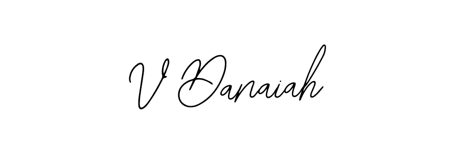 Also we have V Danaiah name is the best signature style. Create professional handwritten signature collection using Bearetta-2O07w autograph style. V Danaiah signature style 12 images and pictures png