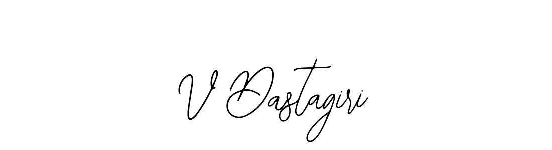 How to make V Dastagiri signature? Bearetta-2O07w is a professional autograph style. Create handwritten signature for V Dastagiri name. V Dastagiri signature style 12 images and pictures png