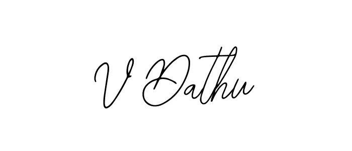 Bearetta-2O07w is a professional signature style that is perfect for those who want to add a touch of class to their signature. It is also a great choice for those who want to make their signature more unique. Get V Dathu name to fancy signature for free. V Dathu signature style 12 images and pictures png