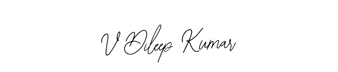 V Dileep Kumar stylish signature style. Best Handwritten Sign (Bearetta-2O07w) for my name. Handwritten Signature Collection Ideas for my name V Dileep Kumar. V Dileep Kumar signature style 12 images and pictures png
