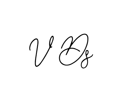 V Ds stylish signature style. Best Handwritten Sign (Bearetta-2O07w) for my name. Handwritten Signature Collection Ideas for my name V Ds. V Ds signature style 12 images and pictures png