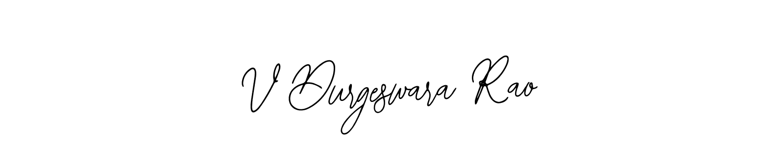 if you are searching for the best signature style for your name V Durgeswara Rao. so please give up your signature search. here we have designed multiple signature styles  using Bearetta-2O07w. V Durgeswara Rao signature style 12 images and pictures png
