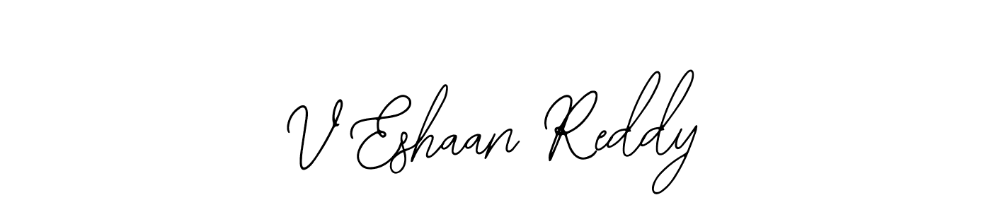 How to Draw V Eshaan Reddy signature style? Bearetta-2O07w is a latest design signature styles for name V Eshaan Reddy. V Eshaan Reddy signature style 12 images and pictures png