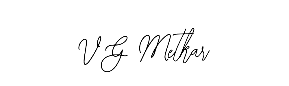 V G Metkar stylish signature style. Best Handwritten Sign (Bearetta-2O07w) for my name. Handwritten Signature Collection Ideas for my name V G Metkar. V G Metkar signature style 12 images and pictures png