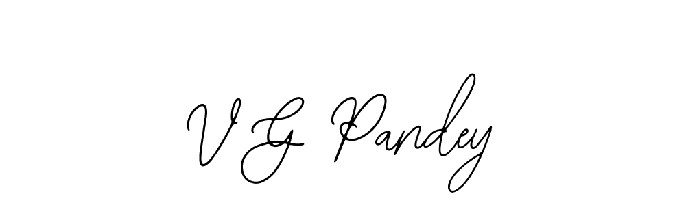 Make a beautiful signature design for name V G Pandey. Use this online signature maker to create a handwritten signature for free. V G Pandey signature style 12 images and pictures png