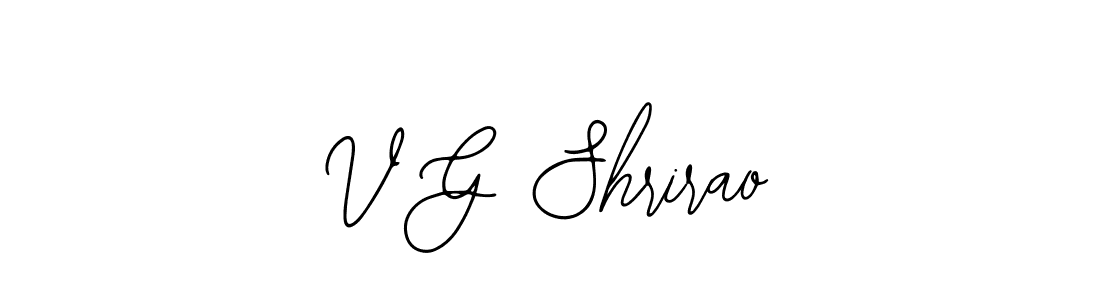 Also You can easily find your signature by using the search form. We will create V G Shrirao name handwritten signature images for you free of cost using Bearetta-2O07w sign style. V G Shrirao signature style 12 images and pictures png