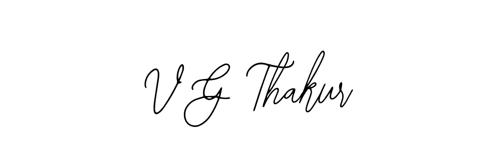 V G Thakur stylish signature style. Best Handwritten Sign (Bearetta-2O07w) for my name. Handwritten Signature Collection Ideas for my name V G Thakur. V G Thakur signature style 12 images and pictures png