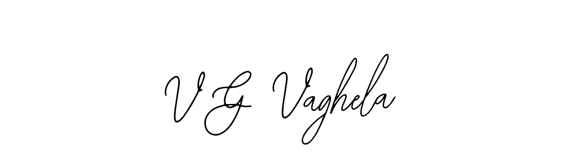 Use a signature maker to create a handwritten signature online. With this signature software, you can design (Bearetta-2O07w) your own signature for name V G Vaghela. V G Vaghela signature style 12 images and pictures png