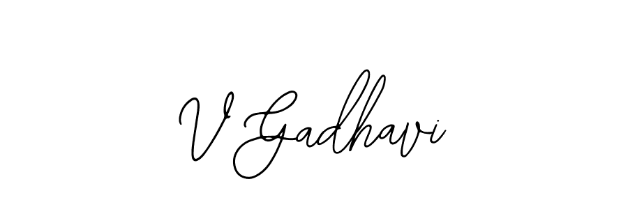 Similarly Bearetta-2O07w is the best handwritten signature design. Signature creator online .You can use it as an online autograph creator for name V Gadhavi. V Gadhavi signature style 12 images and pictures png