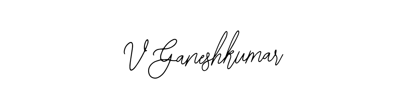 This is the best signature style for the V Ganeshkumar name. Also you like these signature font (Bearetta-2O07w). Mix name signature. V Ganeshkumar signature style 12 images and pictures png