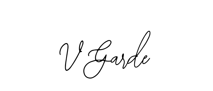 Design your own signature with our free online signature maker. With this signature software, you can create a handwritten (Bearetta-2O07w) signature for name V Garde. V Garde signature style 12 images and pictures png