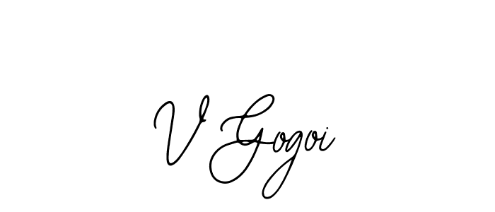 Make a beautiful signature design for name V Gogoi. Use this online signature maker to create a handwritten signature for free. V Gogoi signature style 12 images and pictures png