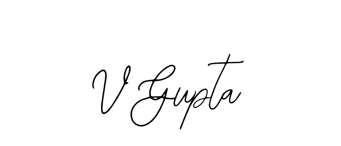 V Gupta stylish signature style. Best Handwritten Sign (Bearetta-2O07w) for my name. Handwritten Signature Collection Ideas for my name V Gupta. V Gupta signature style 12 images and pictures png