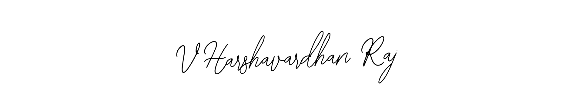 Also You can easily find your signature by using the search form. We will create V Harshavardhan Raj name handwritten signature images for you free of cost using Bearetta-2O07w sign style. V Harshavardhan Raj signature style 12 images and pictures png