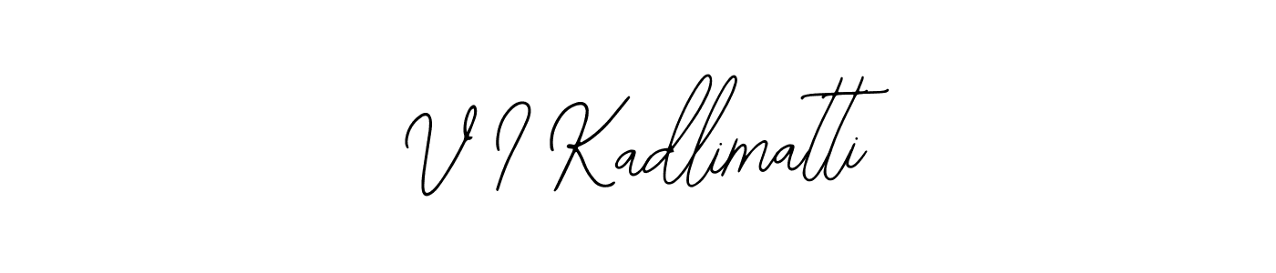 You can use this online signature creator to create a handwritten signature for the name V I Kadlimatti. This is the best online autograph maker. V I Kadlimatti signature style 12 images and pictures png