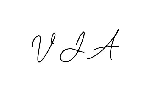 How to Draw V J A signature style? Bearetta-2O07w is a latest design signature styles for name V J A. V J A signature style 12 images and pictures png