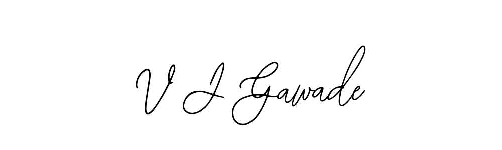 Make a beautiful signature design for name V J Gawade. Use this online signature maker to create a handwritten signature for free. V J Gawade signature style 12 images and pictures png