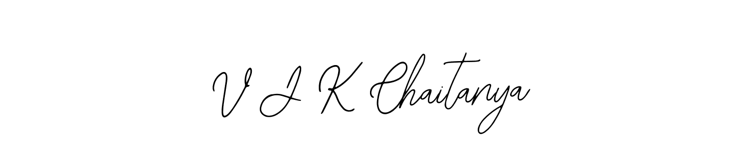 Make a beautiful signature design for name V J K Chaitanya. Use this online signature maker to create a handwritten signature for free. V J K Chaitanya signature style 12 images and pictures png