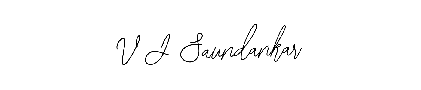 It looks lik you need a new signature style for name V J Saundankar. Design unique handwritten (Bearetta-2O07w) signature with our free signature maker in just a few clicks. V J Saundankar signature style 12 images and pictures png