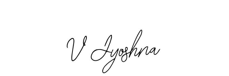 How to make V Jyoshna signature? Bearetta-2O07w is a professional autograph style. Create handwritten signature for V Jyoshna name. V Jyoshna signature style 12 images and pictures png