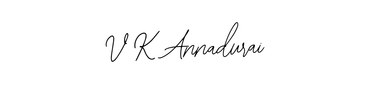 Design your own signature with our free online signature maker. With this signature software, you can create a handwritten (Bearetta-2O07w) signature for name V K Annadurai. V K Annadurai signature style 12 images and pictures png