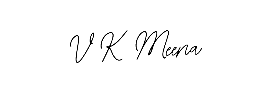 Make a beautiful signature design for name V K Meena. Use this online signature maker to create a handwritten signature for free. V K Meena signature style 12 images and pictures png