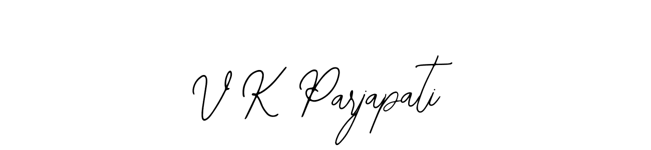 Make a beautiful signature design for name V K Parjapati. Use this online signature maker to create a handwritten signature for free. V K Parjapati signature style 12 images and pictures png