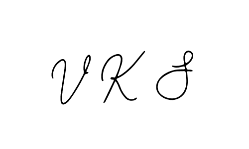 Create a beautiful signature design for name V K S. With this signature (Bearetta-2O07w) fonts, you can make a handwritten signature for free. V K S signature style 12 images and pictures png