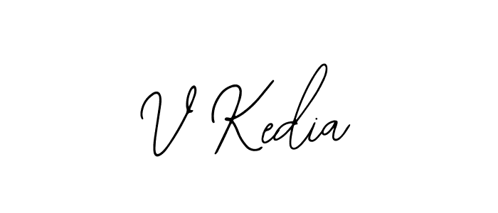 How to make V Kedia signature? Bearetta-2O07w is a professional autograph style. Create handwritten signature for V Kedia name. V Kedia signature style 12 images and pictures png