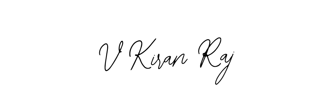 How to make V Kiran Raj signature? Bearetta-2O07w is a professional autograph style. Create handwritten signature for V Kiran Raj name. V Kiran Raj signature style 12 images and pictures png