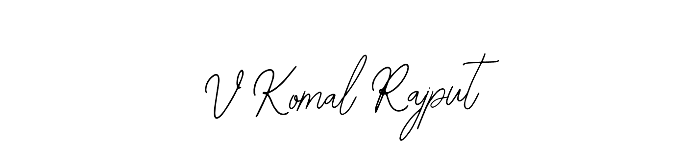 if you are searching for the best signature style for your name V Komal Rajput. so please give up your signature search. here we have designed multiple signature styles  using Bearetta-2O07w. V Komal Rajput signature style 12 images and pictures png