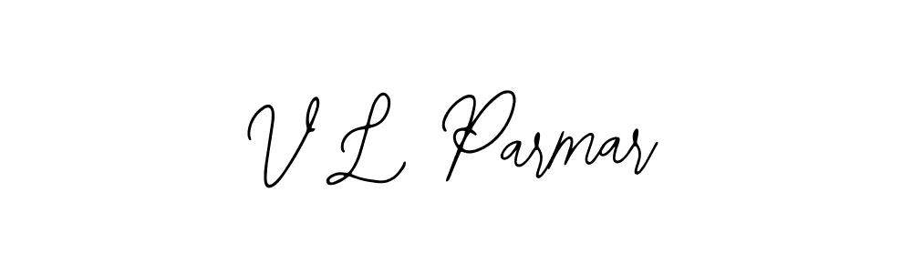 Make a beautiful signature design for name V L Parmar. With this signature (Bearetta-2O07w) style, you can create a handwritten signature for free. V L Parmar signature style 12 images and pictures png