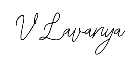 Design your own signature with our free online signature maker. With this signature software, you can create a handwritten (Bearetta-2O07w) signature for name V Lavanya. V Lavanya signature style 12 images and pictures png