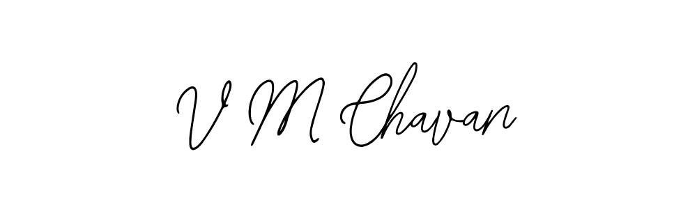 Also we have V M Chavan name is the best signature style. Create professional handwritten signature collection using Bearetta-2O07w autograph style. V M Chavan signature style 12 images and pictures png