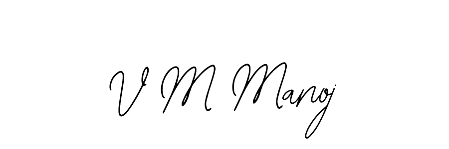 Here are the top 10 professional signature styles for the name V M Manoj. These are the best autograph styles you can use for your name. V M Manoj signature style 12 images and pictures png