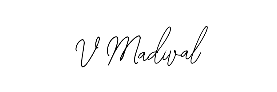 Use a signature maker to create a handwritten signature online. With this signature software, you can design (Bearetta-2O07w) your own signature for name V Madival. V Madival signature style 12 images and pictures png
