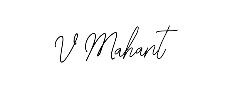 Similarly Bearetta-2O07w is the best handwritten signature design. Signature creator online .You can use it as an online autograph creator for name V Mahant. V Mahant signature style 12 images and pictures png