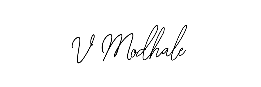 How to Draw V Modhale signature style? Bearetta-2O07w is a latest design signature styles for name V Modhale. V Modhale signature style 12 images and pictures png