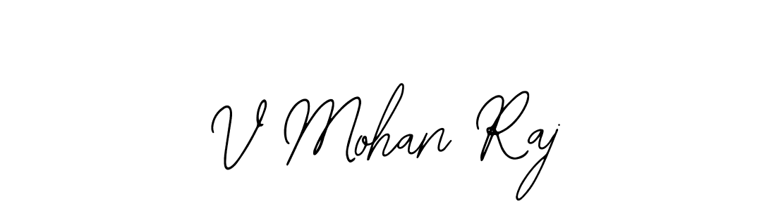 How to make V Mohan Raj signature? Bearetta-2O07w is a professional autograph style. Create handwritten signature for V Mohan Raj name. V Mohan Raj signature style 12 images and pictures png