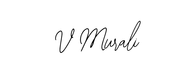 V Murali stylish signature style. Best Handwritten Sign (Bearetta-2O07w) for my name. Handwritten Signature Collection Ideas for my name V Murali. V Murali signature style 12 images and pictures png