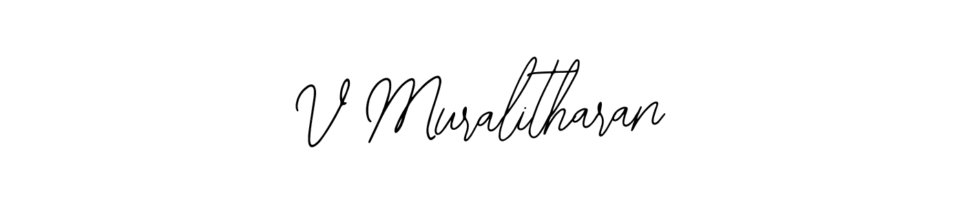 It looks lik you need a new signature style for name V Muralitharan. Design unique handwritten (Bearetta-2O07w) signature with our free signature maker in just a few clicks. V Muralitharan signature style 12 images and pictures png