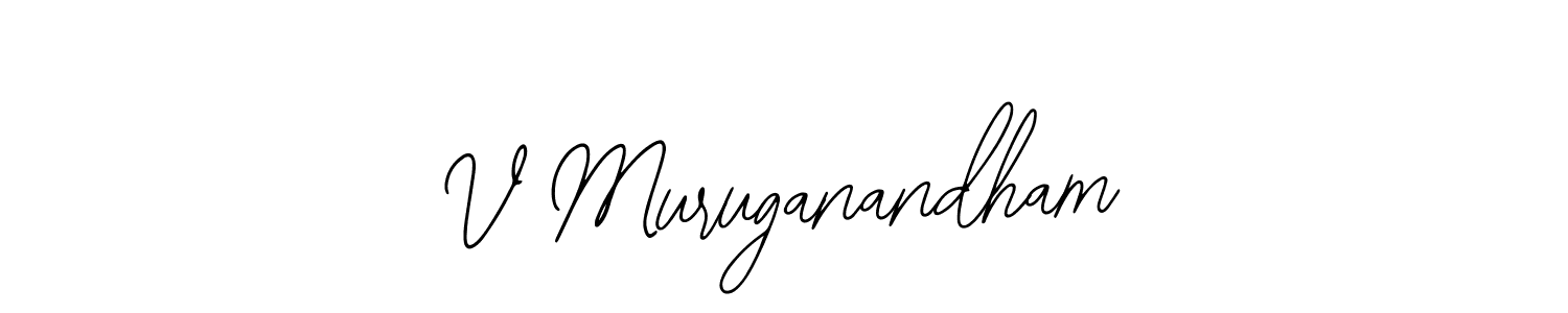 How to make V Muruganandham signature? Bearetta-2O07w is a professional autograph style. Create handwritten signature for V Muruganandham name. V Muruganandham signature style 12 images and pictures png