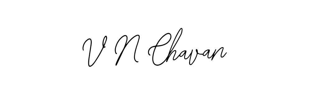 V N Chavan stylish signature style. Best Handwritten Sign (Bearetta-2O07w) for my name. Handwritten Signature Collection Ideas for my name V N Chavan. V N Chavan signature style 12 images and pictures png