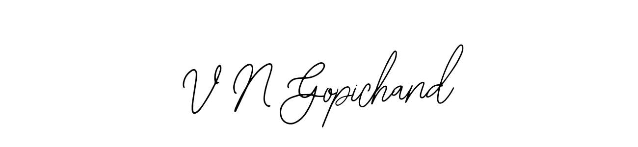 How to Draw V N Gopichand signature style? Bearetta-2O07w is a latest design signature styles for name V N Gopichand. V N Gopichand signature style 12 images and pictures png