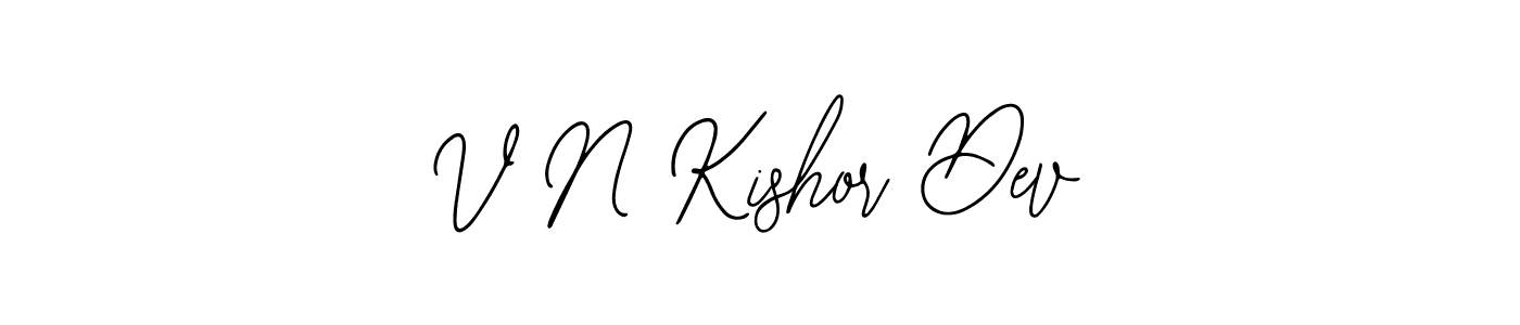 You can use this online signature creator to create a handwritten signature for the name V N Kishor Dev. This is the best online autograph maker. V N Kishor Dev signature style 12 images and pictures png