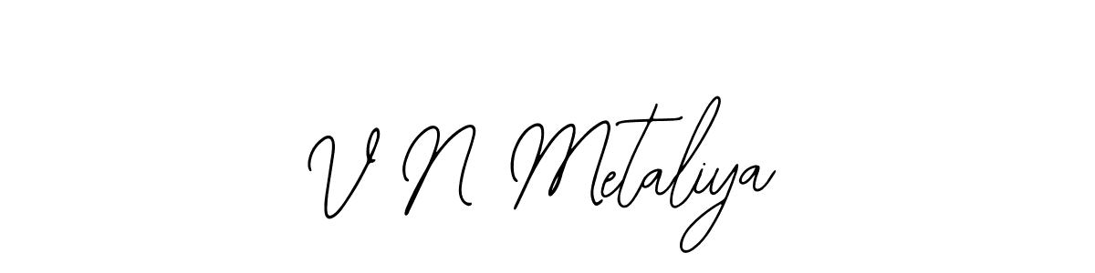 How to Draw V N Metaliya signature style? Bearetta-2O07w is a latest design signature styles for name V N Metaliya. V N Metaliya signature style 12 images and pictures png