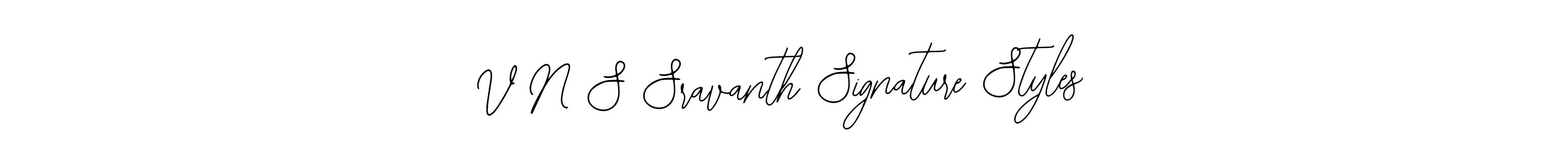 How to make V N S Sravanth Signature Styles name signature. Use Bearetta-2O07w style for creating short signs online. This is the latest handwritten sign. V N S Sravanth Signature Styles signature style 12 images and pictures png