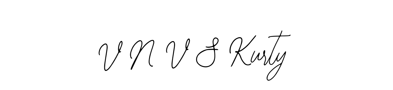 Bearetta-2O07w is a professional signature style that is perfect for those who want to add a touch of class to their signature. It is also a great choice for those who want to make their signature more unique. Get V N V S Kurty name to fancy signature for free. V N V S Kurty signature style 12 images and pictures png