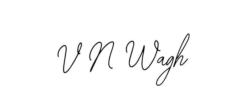 How to make V N Wagh signature? Bearetta-2O07w is a professional autograph style. Create handwritten signature for V N Wagh name. V N Wagh signature style 12 images and pictures png